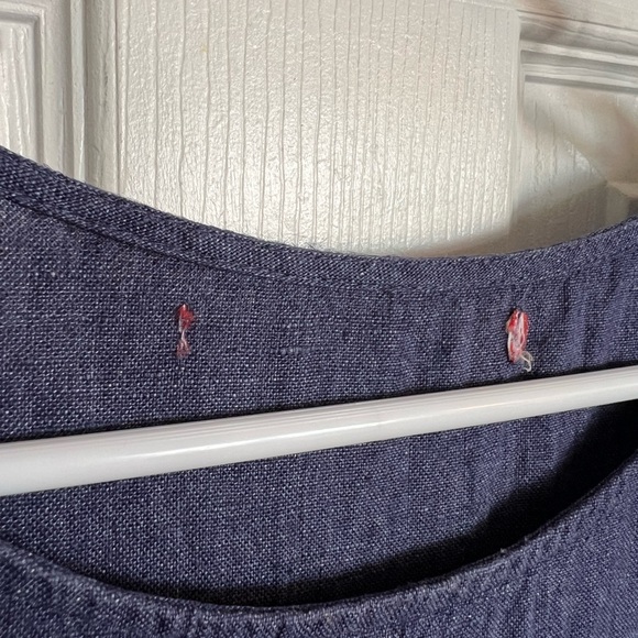 Pyne & Smith Denim Linen Dress L - Tag Removed - Picture 3 of 5